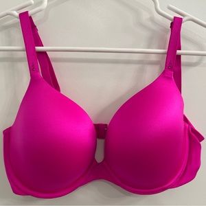 Victoria's Secret Women's Pink BIOFIT Uplift Demi Underwired Push-Up Bra Sz 36D